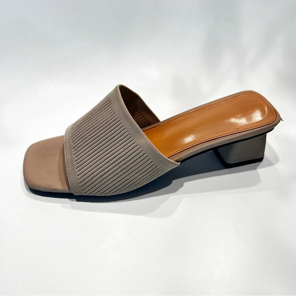 Knit mules slides Women's Slide Sandals size 8 - Picture 9 of 15